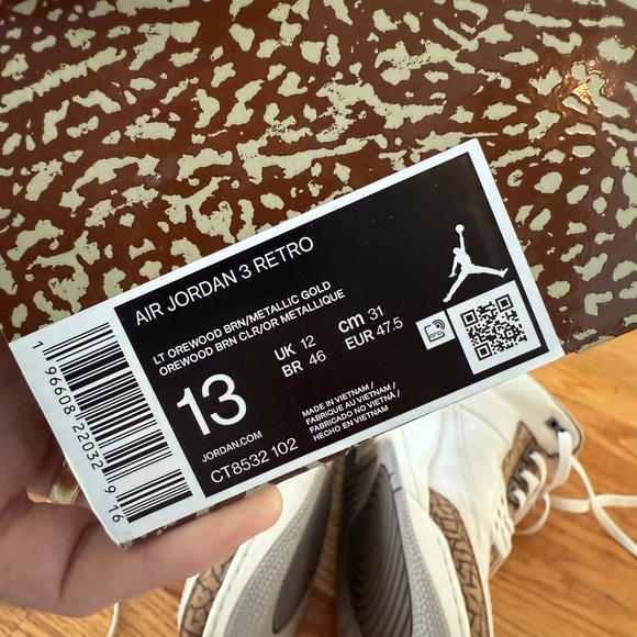 “Palomino” Air Jordan 3 (2023) - Picture 6 of 6